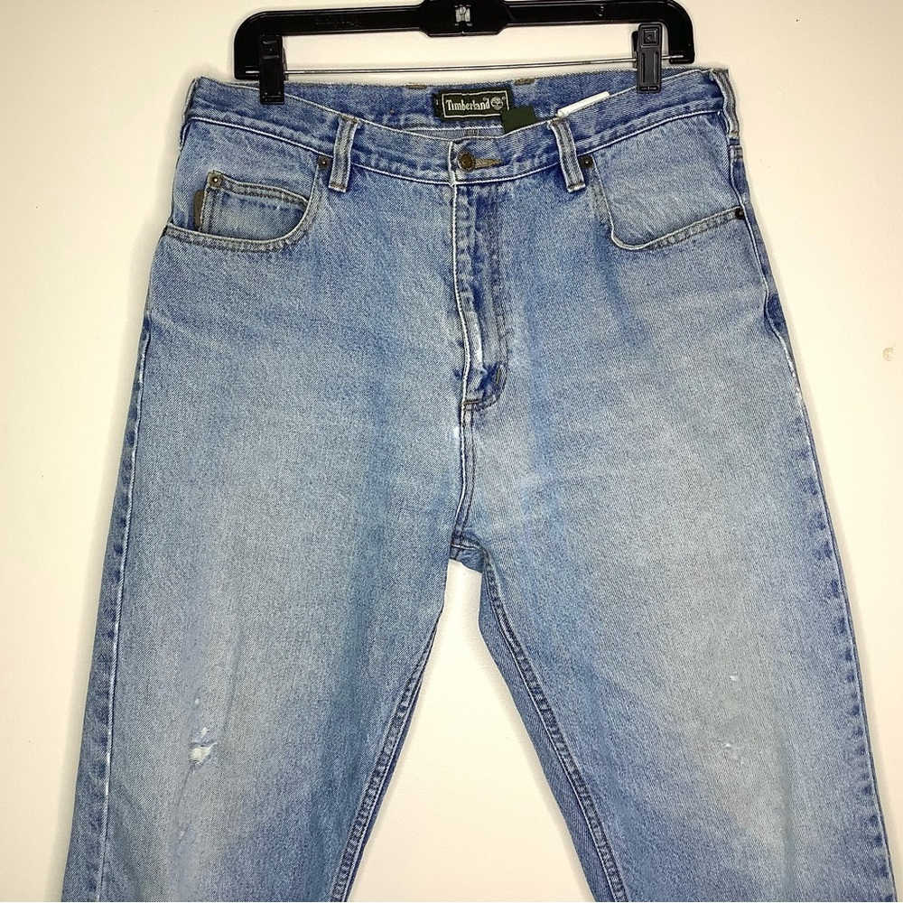 < Vintage Timberland Straight Leg Jeans Size 34 > - Picture 2 of 5